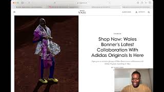 WALES BONNER BY ADIDAS ORIGINALS SS 2024  MY THOUGHTS  LONDON JOIR [upl. by Kiona765]