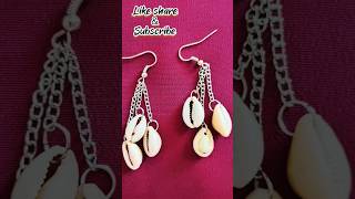 Diy easy earrings ❤️❤️ shorts trending diy shortsfeed youtubeshorts trend [upl. by Merline]