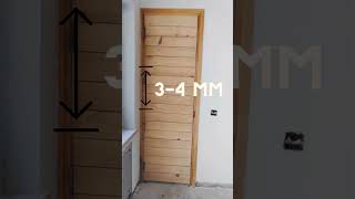 Pine Wood Flush Door  Pine Wood Door कैसे बनाए जाते है  pinewooddoor pinewwod civildimensions [upl. by Ha]