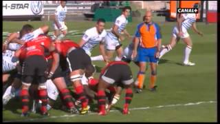 Essai Armitage  Top 14 201112  J24 RC Toulon Vs Castres OlympiqueMP4mp4 [upl. by Hayott]