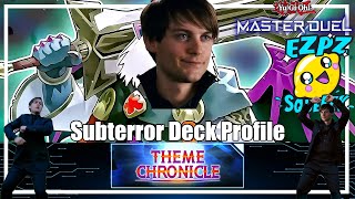 Subterror Theme Chronicle Deck Profile YuGiOh Master Duel January 2024 [upl. by Winola]