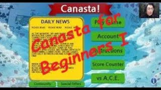 Beginner Canasta I with Lindsay1 [upl. by Greabe]