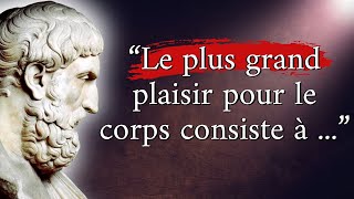 Citations Epicure  Les Phrases Philosophiques Dont Personne Ne Parle [upl. by Hope541]