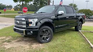 2017 Ford F150 Platinum 4WD 50L V8 Best Review Car Shoping [upl. by Crispen]