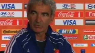 FIFA World Cup 2010  Raymond Domenech and Patrice Evra address criticism [upl. by Sandberg600]