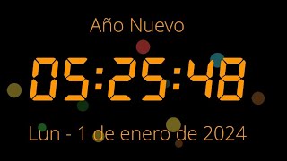 Temporizador Año Nuevo 2024 ☃️🌼 [upl. by Lyndy]