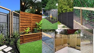 Latest Metal Fence and Wooden Fence Designs Ideas [upl. by Anaidiriv]