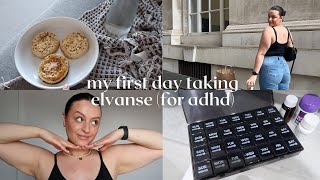 my first day on adhd medication elvanse [upl. by Elvie352]