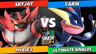 SSC 2023  Skyjay Incineroar Vs Tarik Greninja Smash Ultimate  SSBU [upl. by Maura]