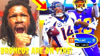 BRONCOS VS CHARGERS REACTION 2023 DENVER CHARGERS VS LOS ANGELES CHARGERS HIGHLIGHTS REACTION 2023 [upl. by Nivla]