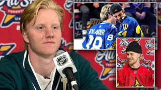 Dahlin tror på Nylander och Pettersson quotJag hejar på Team Sverigequot [upl. by Ahseinat]