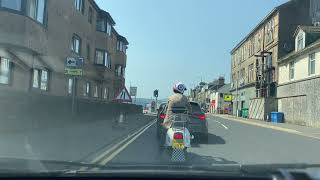 Driving in the West of Scotland  Dumbarton to Helensburgh  July 2022 [upl. by Aiela]