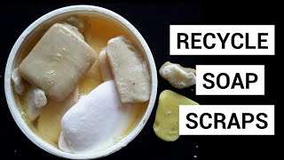 DIY How to recycle soap scraps into new bars of soap recycle reuse upcyclesoap [upl. by Jenny844]