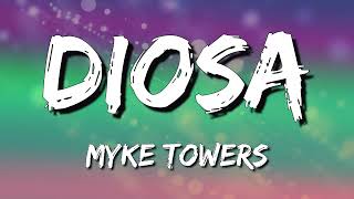 Myke Towers  Diosa Letra\Lyrics [upl. by Dweck]