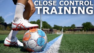 How To Improve Close Ball Control  Full Individual Ball Mastery Training Session [upl. by Aidroc]