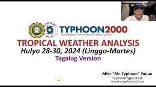 Hulyo 2830 2024 Update Mga Localized TStorms Umiiral Sa PilipinasLPA 97W Dumaraan Sa PH Sea [upl. by Ilam724]