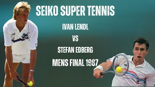 IVAN LENDL VS STEFAN EDBERG  1987 MENS TOKYO INDOOR FINAL [upl. by Orion]