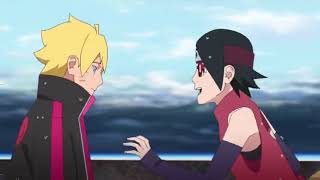 Sarada Hugs Boruto Mitsuki Scold Boruto Episode 254 [upl. by Malilliw]