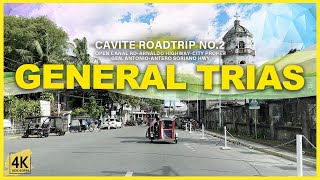 GENERAL TRIAS CITY Cavite Road Trip No 2  A Businessfriendly City  4K HDR Driving Tour 2023 [upl. by Eshelman]