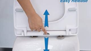 Soft Close Toilet Seats White UK Reviews [upl. by Carlile]