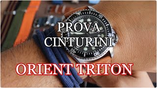 Orient TRITON ⌚ Abbiniamo Vari Cinturini per il RE dei Mari [upl. by Dick432]