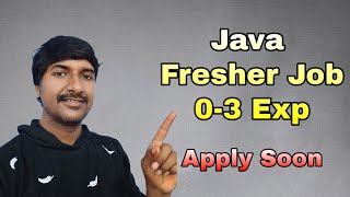 Java Fresher to 3 Years Experience Job Openings  byluckysir [upl. by Wasson]