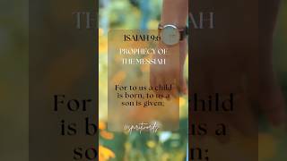 Isaiah 9  6  Daily Bible Verse dailyverse viralvideo [upl. by Ahsiekel392]