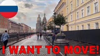 Russias Best City St Petersburg Walk Nevsky Prospekt Live Music Sights [upl. by Zennas]