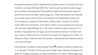 Metod och material om skönhetesideal [upl. by Mariken]