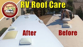 RV Roof Care amp Maintenance 💲 DIY 💲 Save Money amp Your RV [upl. by Ron972]