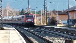 Bernau am Chiemsee  Meridian DBErsatzzug  railjets  Güterzüge  EC [upl. by Eiznik]