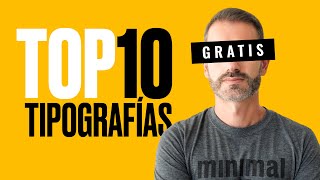 🔥 TOP TIPOGRAFÍAS y FUENTES GRATIS para diseño gráfico  Marco Creativo [upl. by Dihsar331]