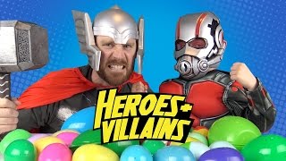 DadCity and Little Flash play Heroes and Villains Avengers Edition [upl. by Beach]