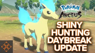 NEW SHINY METHOD How to Get EASY SHINY Pokemon in Pokemon Legends Arceus Massive Mass Outbreaks [upl. by Vallie]