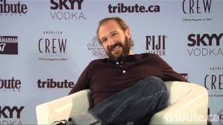 Ralph Fiennes  Coriolanus Interview at TIFF 2011 [upl. by Esilenna]