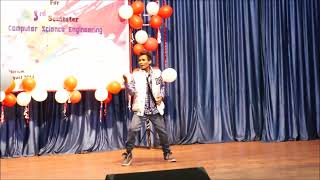 Kabhi jo badal barse CSE Freshers 2014 solo dance SDMCET dharwad [upl. by Sloatman]