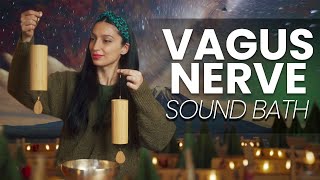 Vagus Nerve Reset to Sleep  Sound Bath Healing Meditation [upl. by Sari]