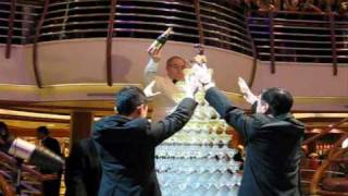 Champagne Waterfall Party on cruise ship quotStar Princessquot [upl. by Meerak]