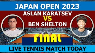 Karatsev vs Shelton  Japan Open [upl. by Wales]