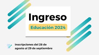 Instructivo inscripciones Ingreso 2024 [upl. by Tate]