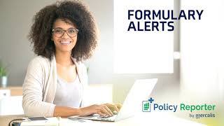 Formulary Alerts From Policy Reporter [upl. by Odnarb]