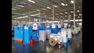 wire bunching machine double twist bunching machine with multi wire payoff [upl. by Herzel]