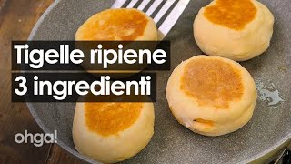 Tigelle farcite fatte in casa la ricetta senza strutto per farle morbide e sfiziose [upl. by Anirehc]