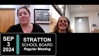 Stratton School Board Mtg 9324 [upl. by Eonak136]