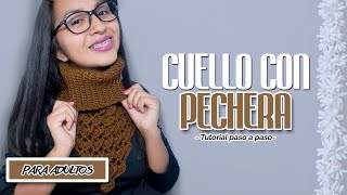 CUELLOS TEJIDOS A CROCHET PARA MUJER fáciles ✅ [upl. by Lyell]