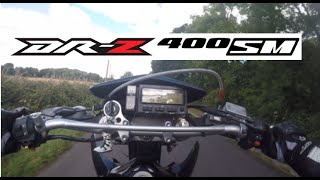 HOW TO WHEELIE DRZ400SM 2016 [upl. by Adnilrem]