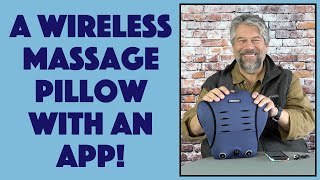 ErgoRelax Shiatsu Massage Pillow with App  REVIEW [upl. by Eilyak204]