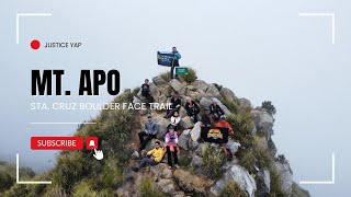 MT APO STA CRUZ BOULDER FACE TRAIL Part 2 SUMMIT [upl. by Renruojos]