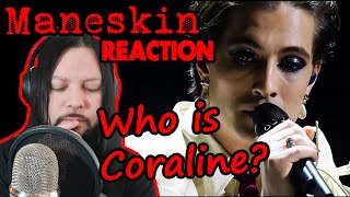 Metalhead Reacts Måneskin  Coraline [upl. by Ahsetan]