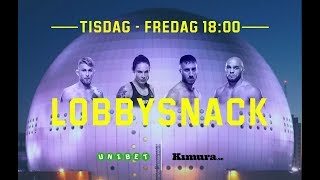 LobbySnack UFC Sverige  Nadim Carlman Uriah Hall amp Bea Malecki [upl. by Schoenberg]